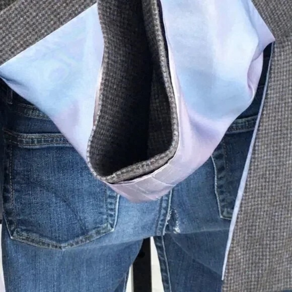 Coppley 100% Cashmere Bocelli 3112 3 Button Nailshead Check Sport Coat - 42 Long - Picture 8 of 13